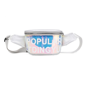 China Vendor Waterproof Laser Plastic PVC Waist Bag Purse Neon Belt Bucket Bags Hologram Rave Cintura Bumbags Crossbody Chest Bags Fanny Pack for Travel